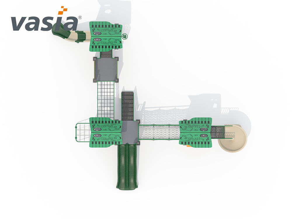 &Eacute;quipement de terrain de jeu en gros en plein air W0003
